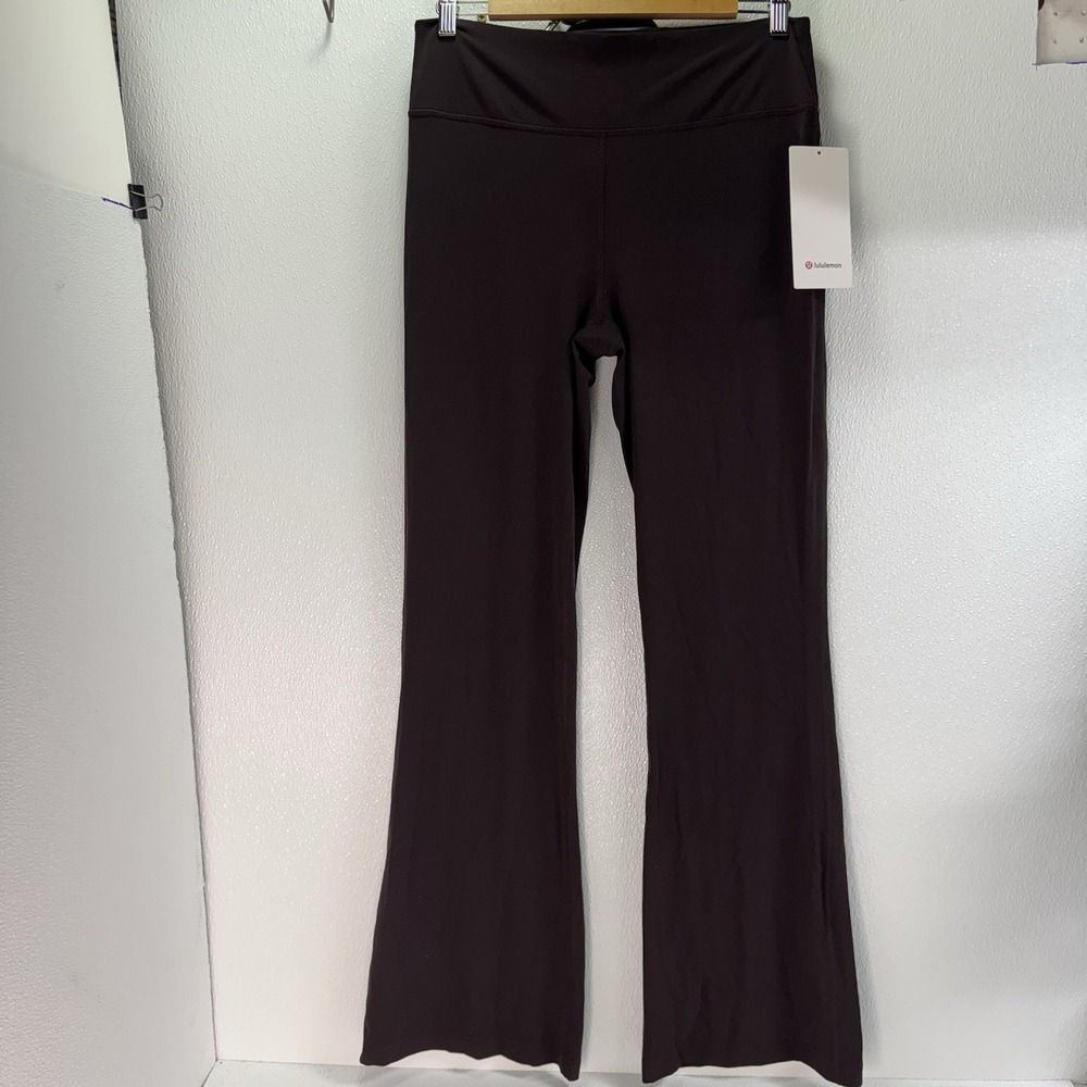 Lululemon Groove Nulu High Rise HR Flared Pant * Regular 33" / Size 12 Brown